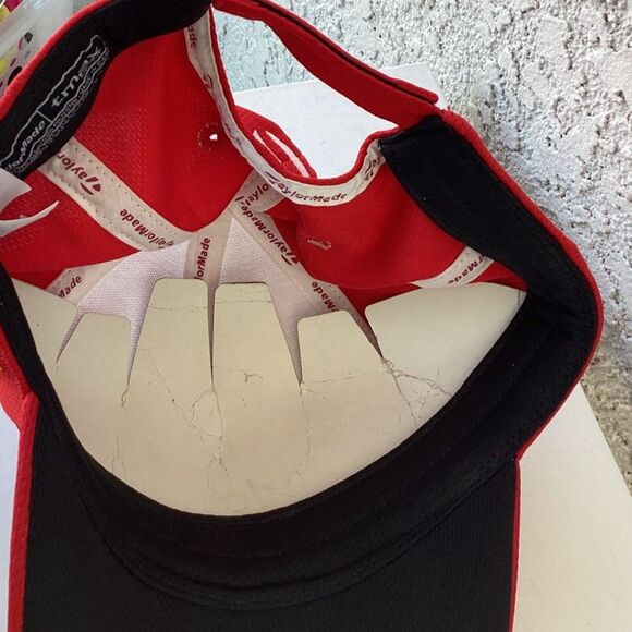 NWT TaylorMade Golf Hat - Red, White & Black with UV Protection - Picture 6 of 6